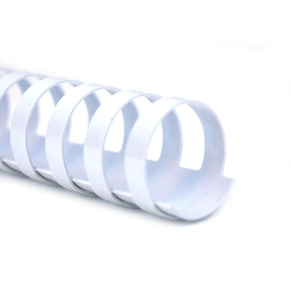 Spirali in plastica 45mm cf50 bianco