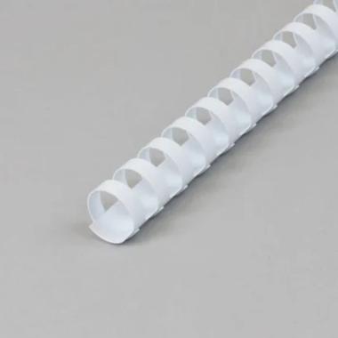 Spirali in plastica 25mm cf50 bianco