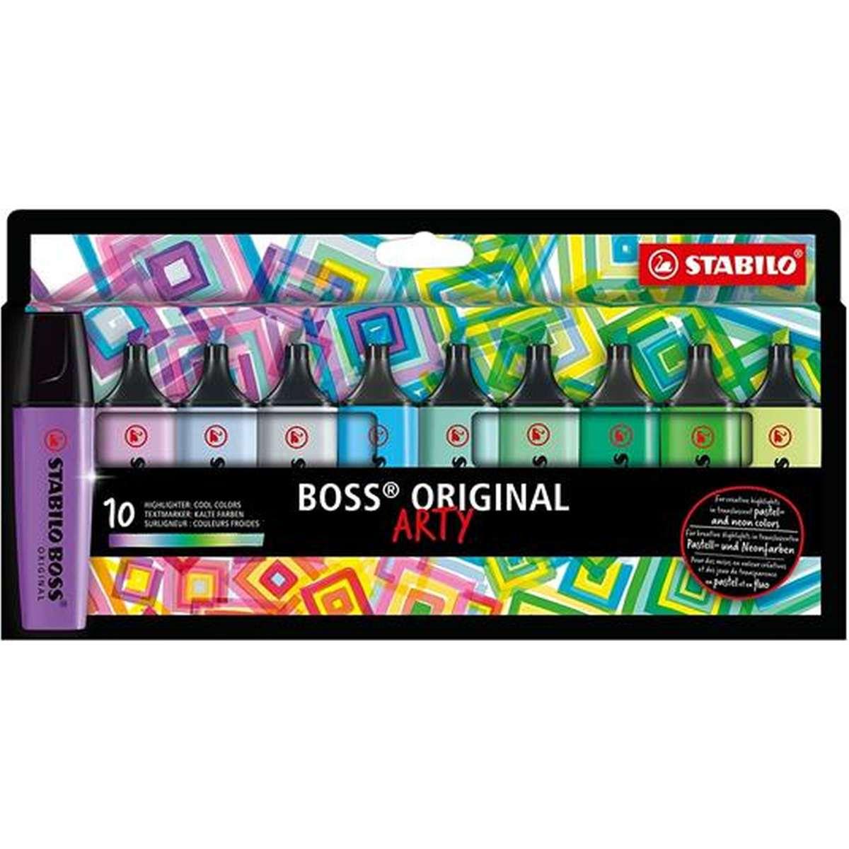 Stabilo boss arty 10pz cool