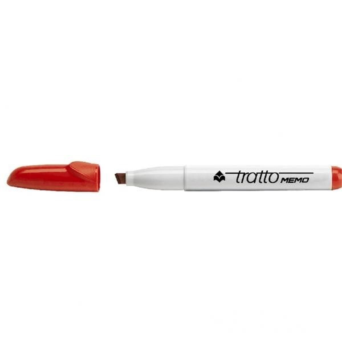 Tratto memo punta tonda cf 12 pz. rosso