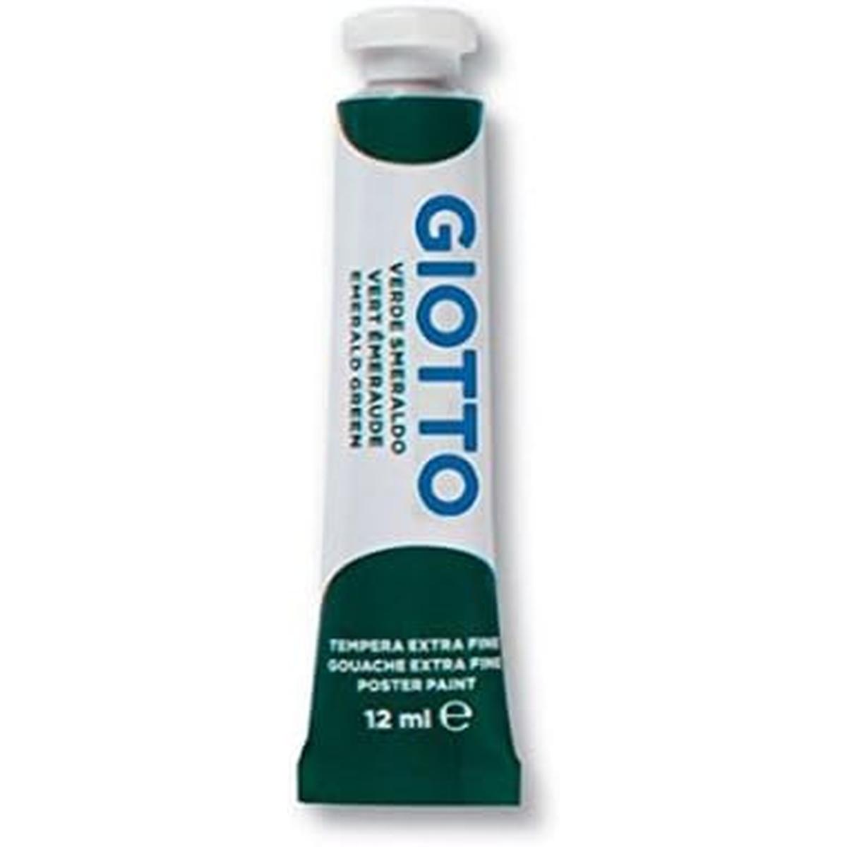 Tempera tubetto 12ml cf.6pz.verde smeraldo