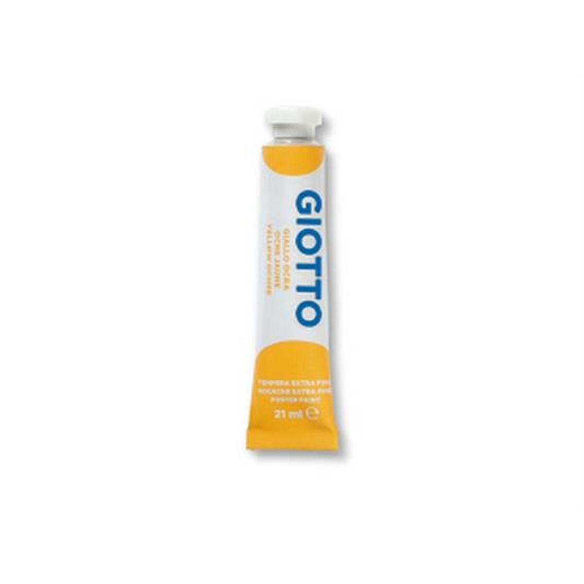 Tempera tubetto 21ml cf.6pz.giallo ocra