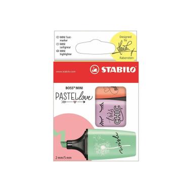 STABILO BOSS MINI pastellove 2.0 3 PZ