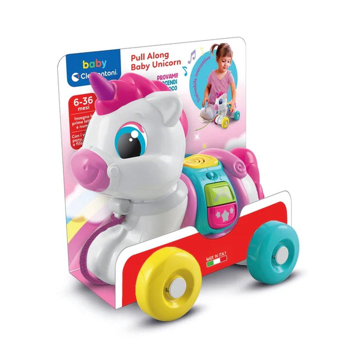 Pull along baby unicorn