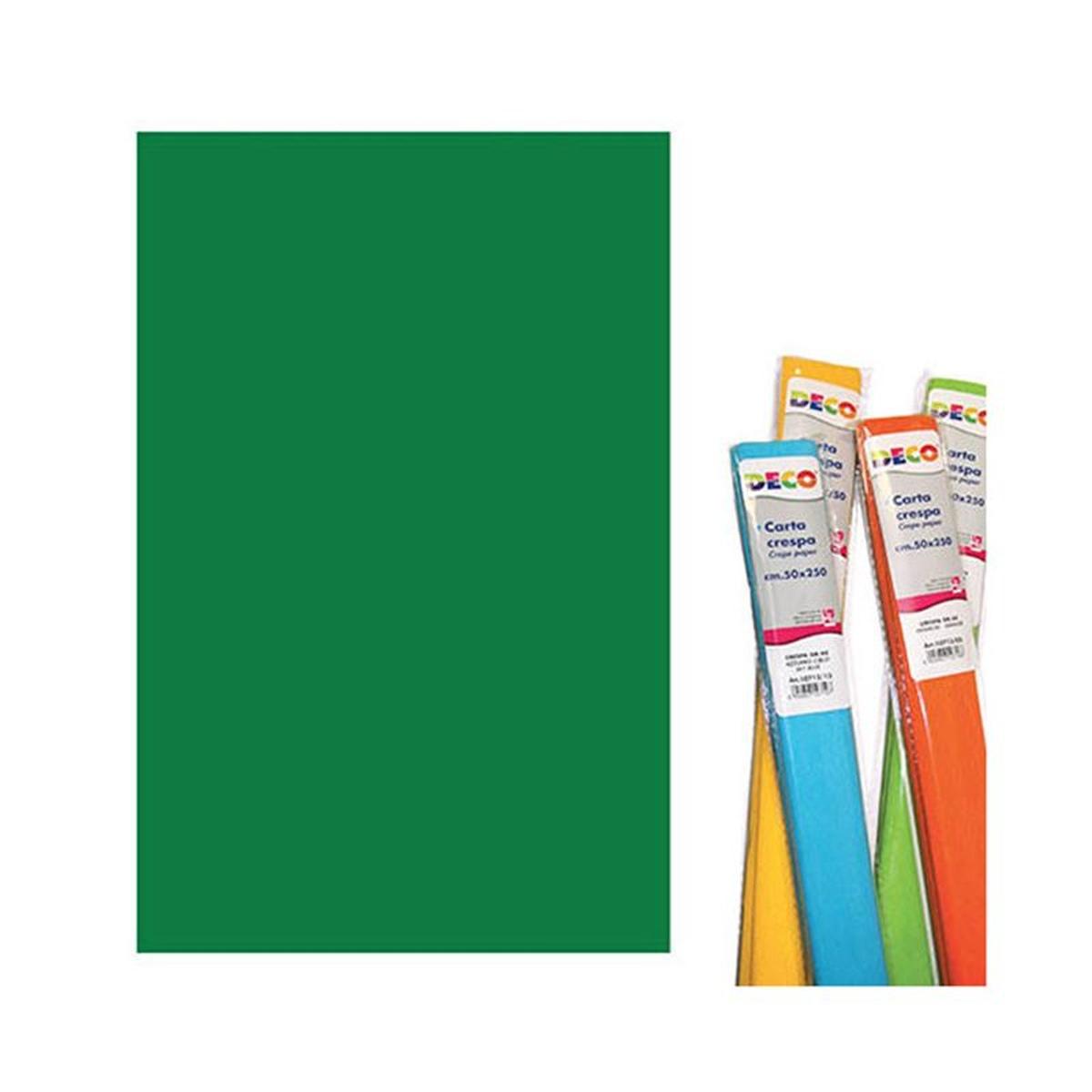 Cartoncino ondulato 50x70 fg.10 verde sc