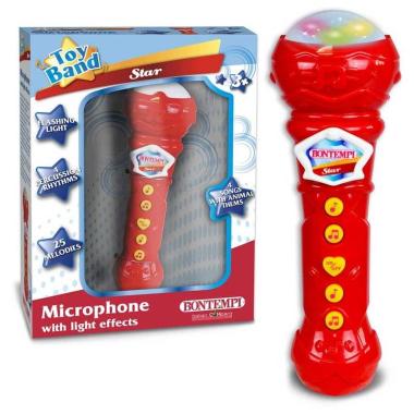 Microfono karaoke con effetti luminosi