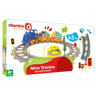 Set treno costruzioni 43pz