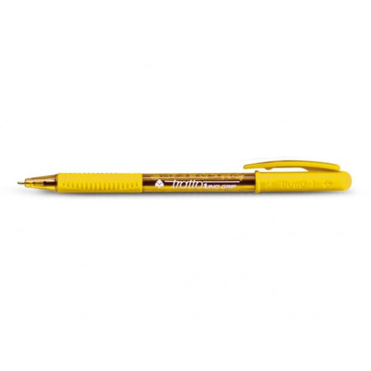 Tratto 1 grip giallo 12pz