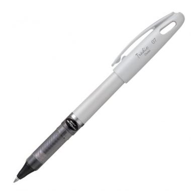 Penna energel tradio blu fusto bianco