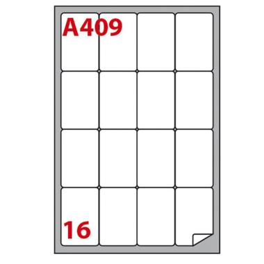 Cf.100 etichette ades. su a4 47.7x70 angol. arrot.