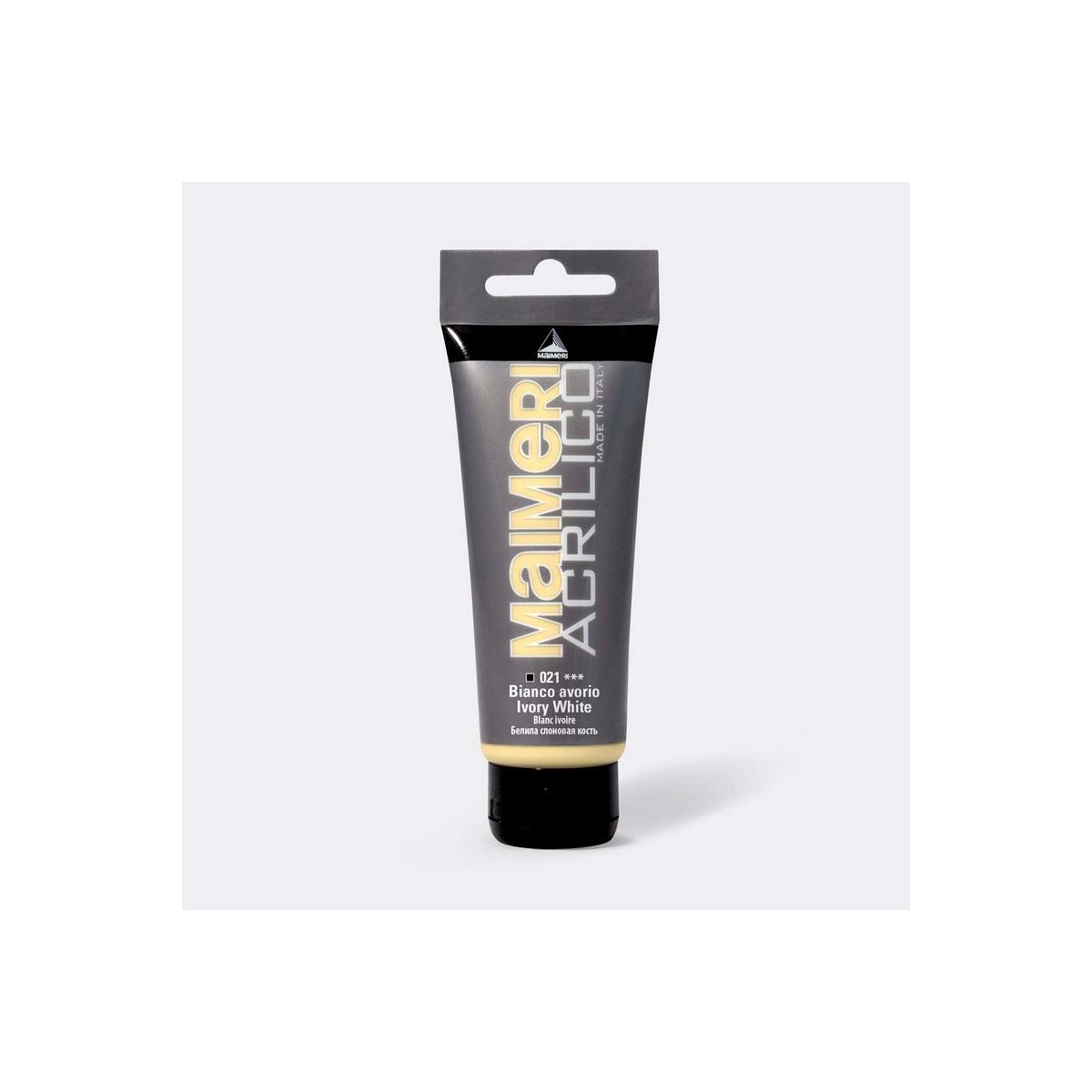 Tubo acrilico maiam bianco avorio     75ml