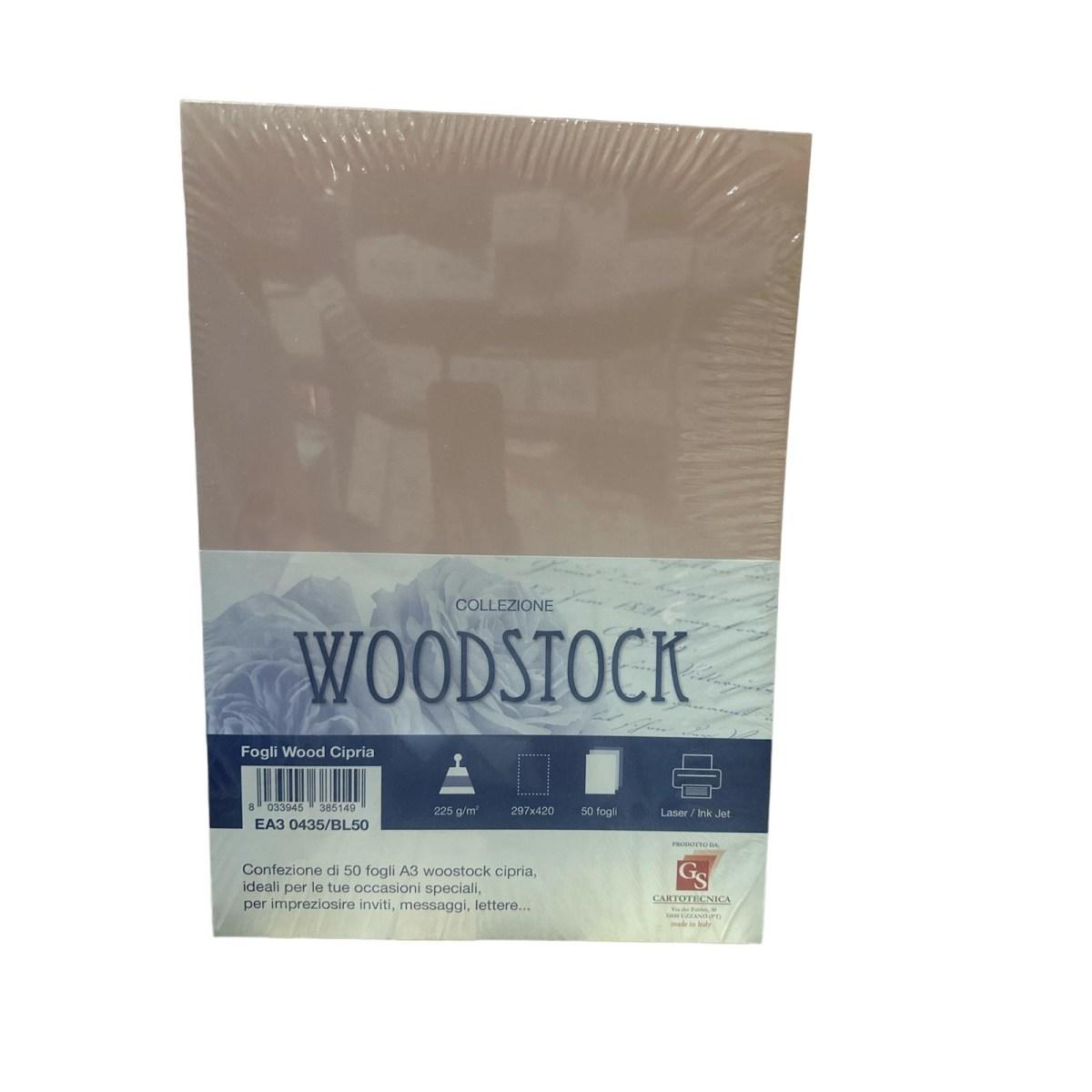 Blister 50 fg a3 gr.225 cipria woodstock