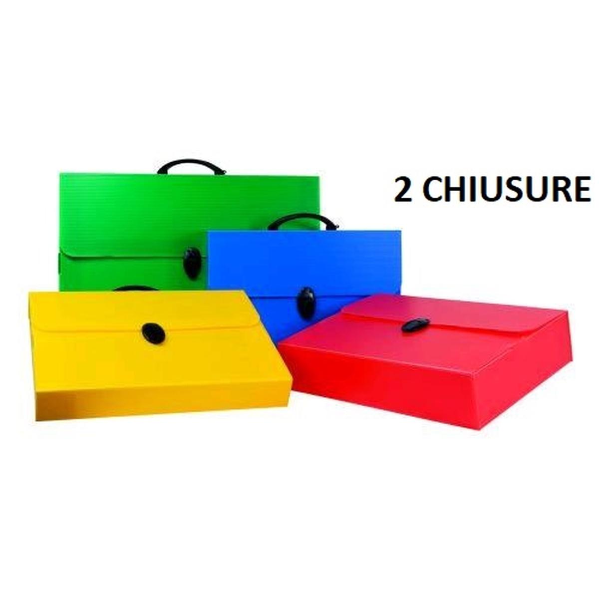 Valigetta polionda colorata 36.5x56.5x5.5 2ch