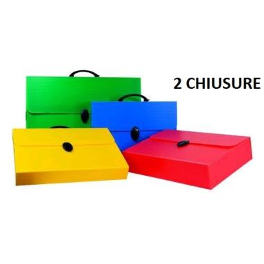 Valigetta polionda colorata 36.5x56.5x5.5 2ch