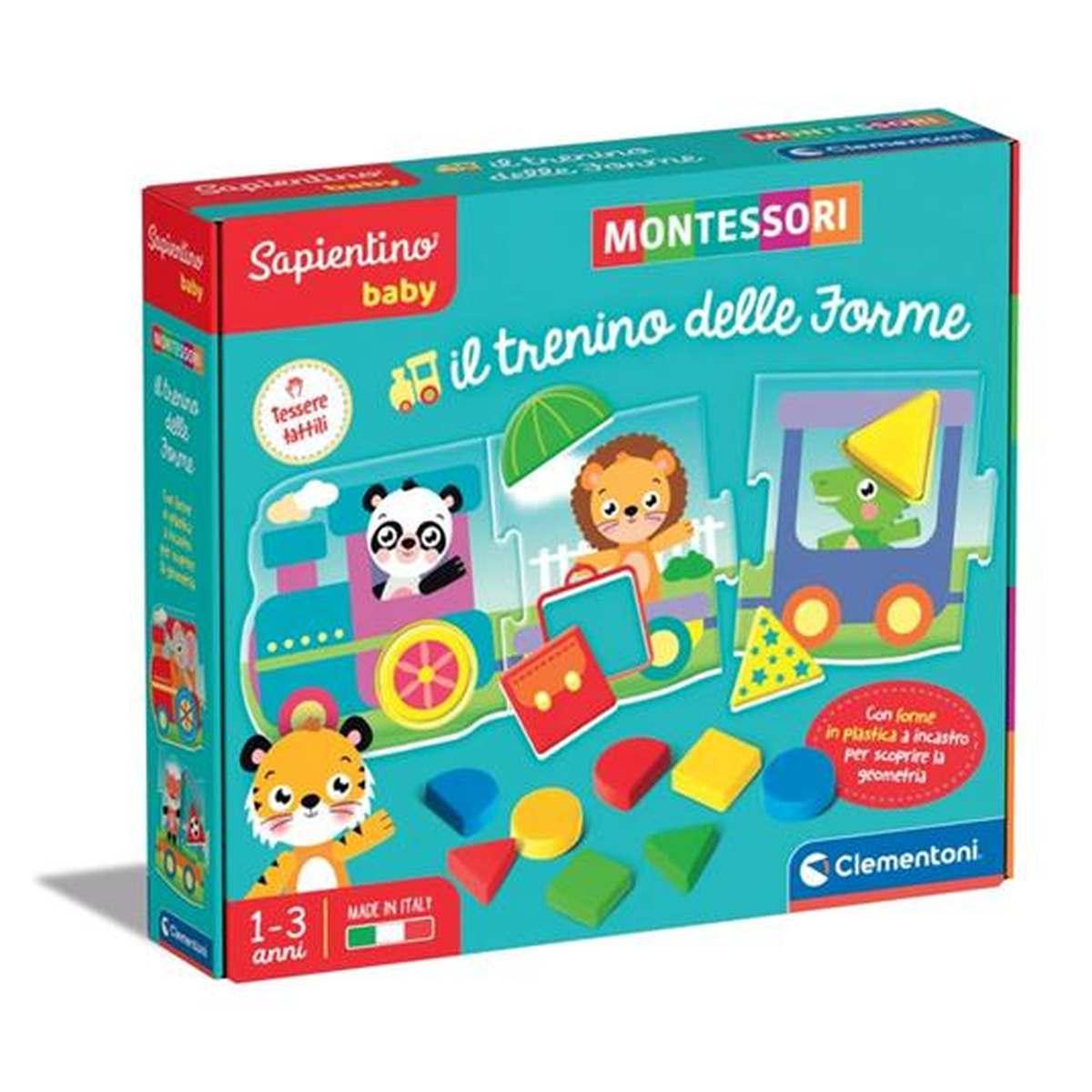 Montessori baby il trenino delle forme