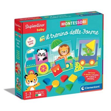 Montessori baby il trenino delle forme