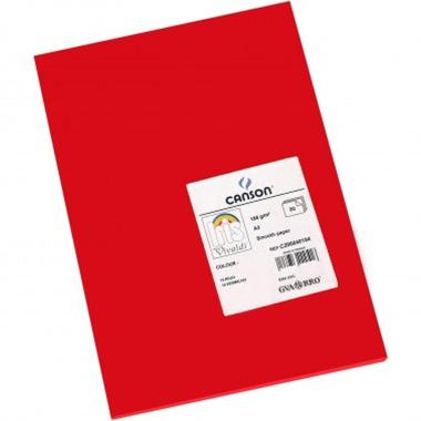 Foglio vivaldi a3 185 gr  50fg rosso primario