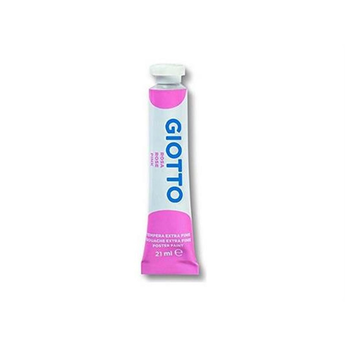 Tempera tubetto 21ml cf.6pz. rosa