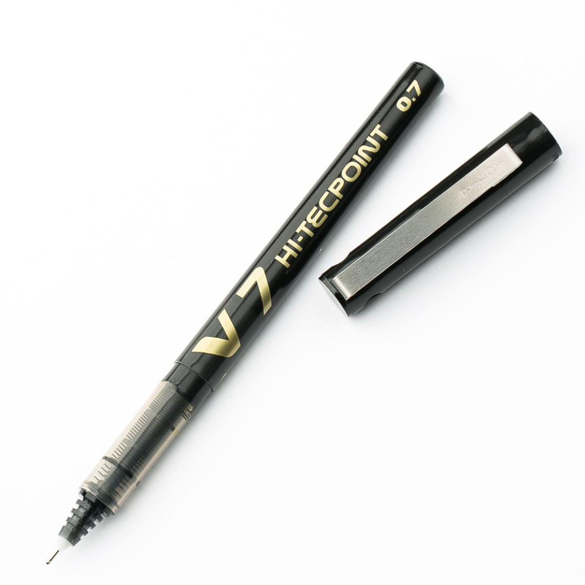 Penna hi-tecpoint v7 nero 12pz