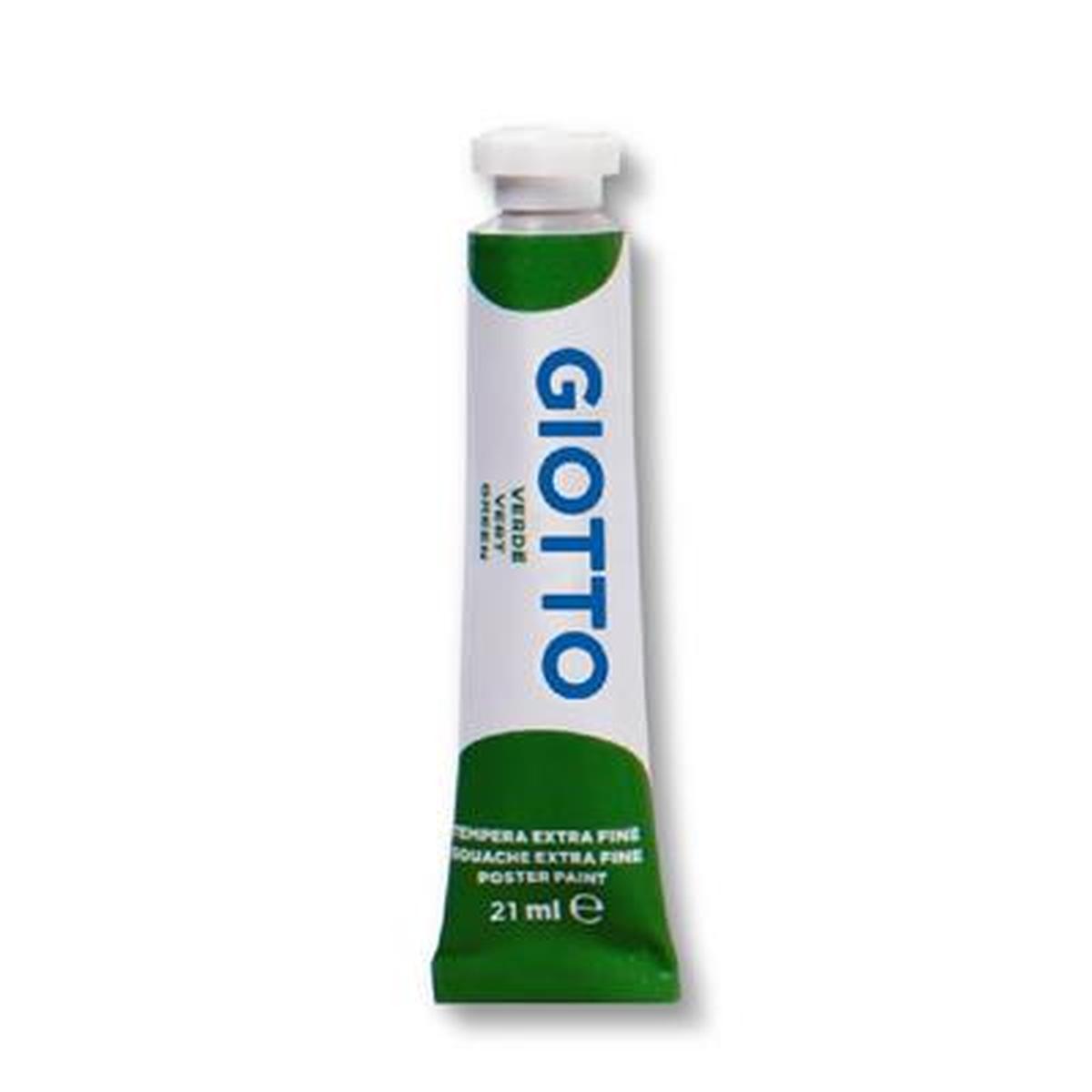 Tempera tubetto 21ml cf.6pz.verde brillante