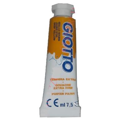 Tempera tubetto 7,5ml cf.10 pz.giallo scuro