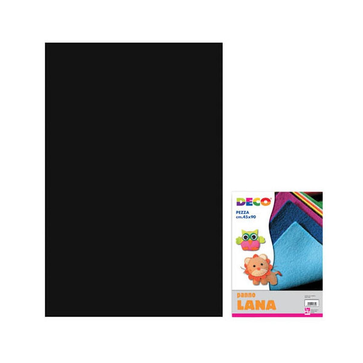 Panno lana 45x90 nero