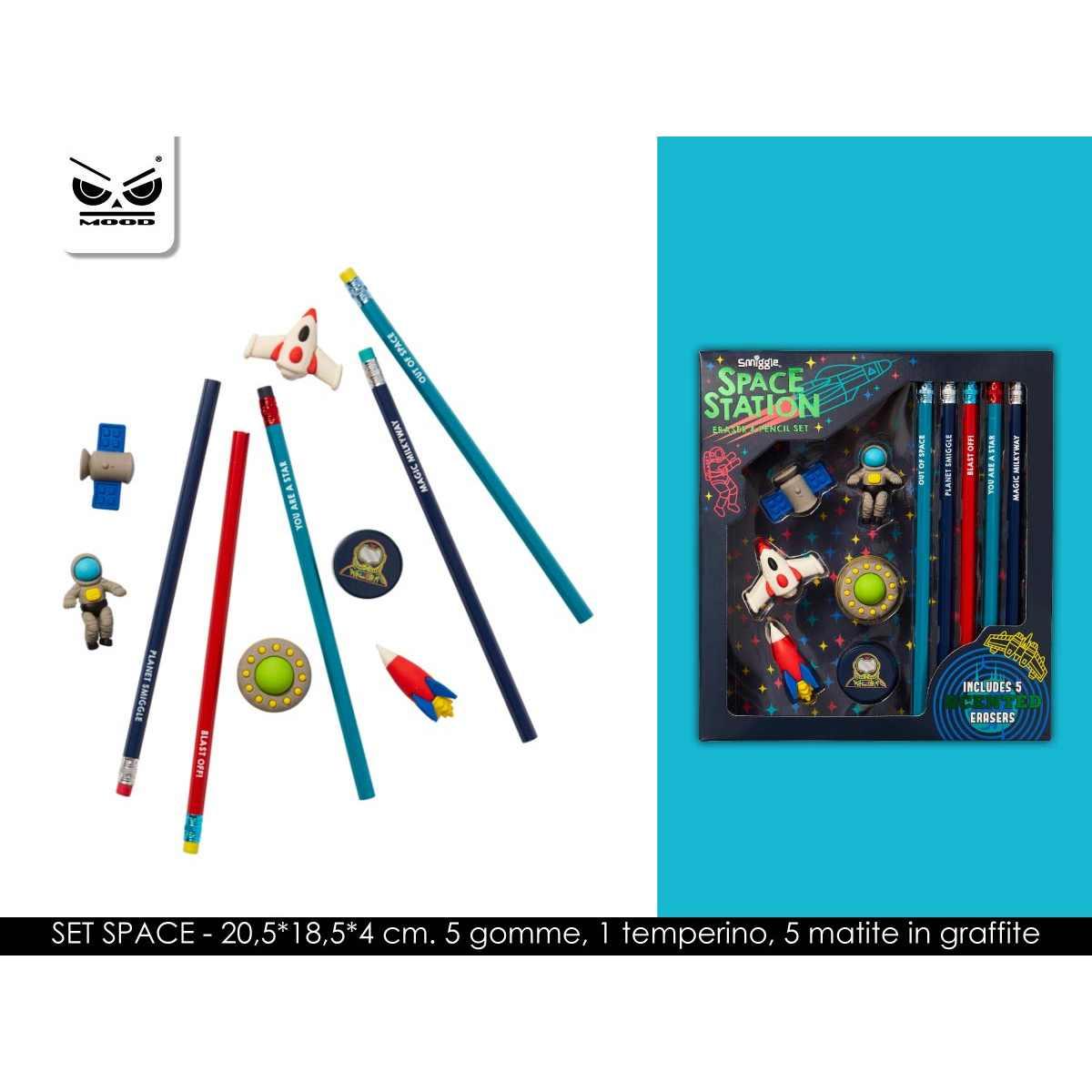 Stationery set space