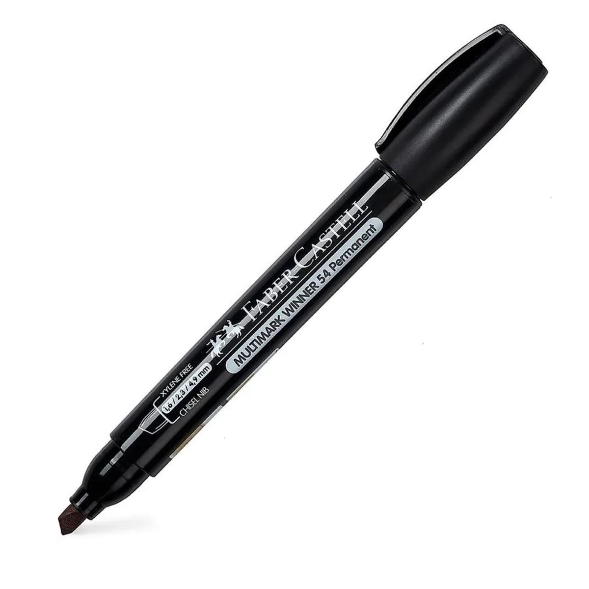 Marker multimark winner 54 punta a scalpello nero cf12