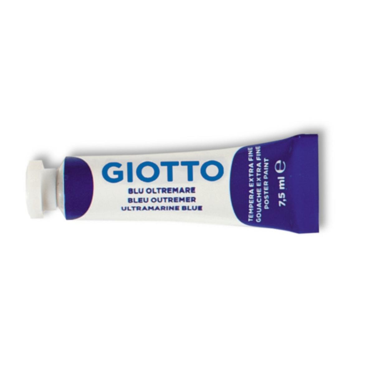 Tempera tubetto 7,5ml cf.10 pz.blu oltre