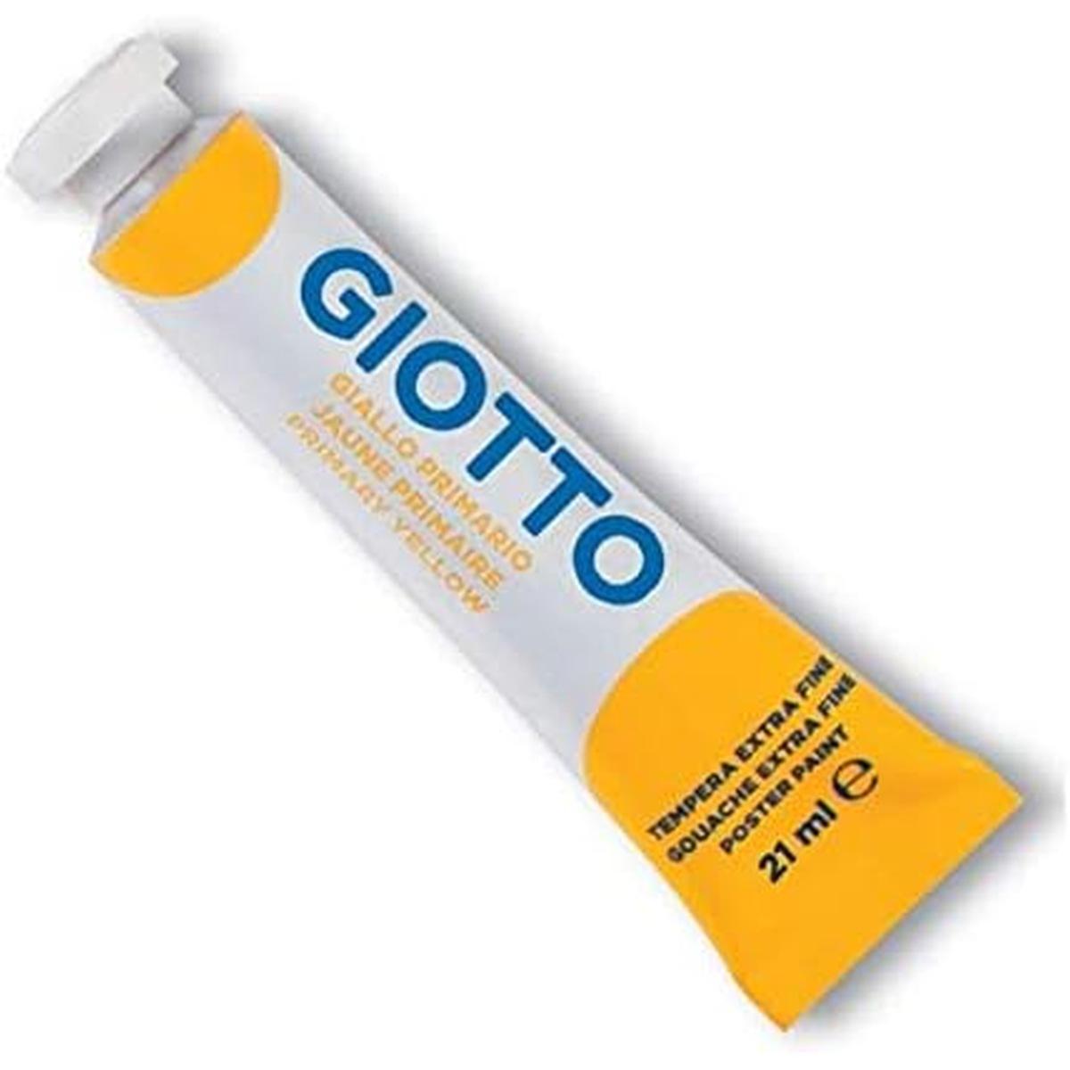 Tempera tubetto 12ml cf. da 6pz. giallo primario