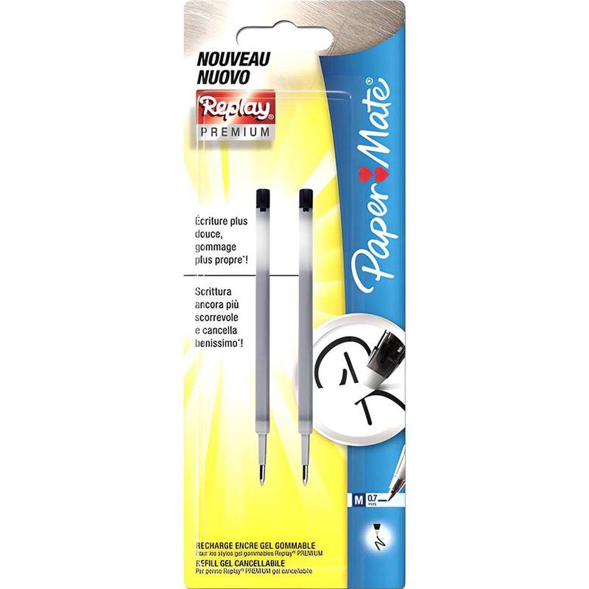 Refil x penna replay premium gel pz.2 nero