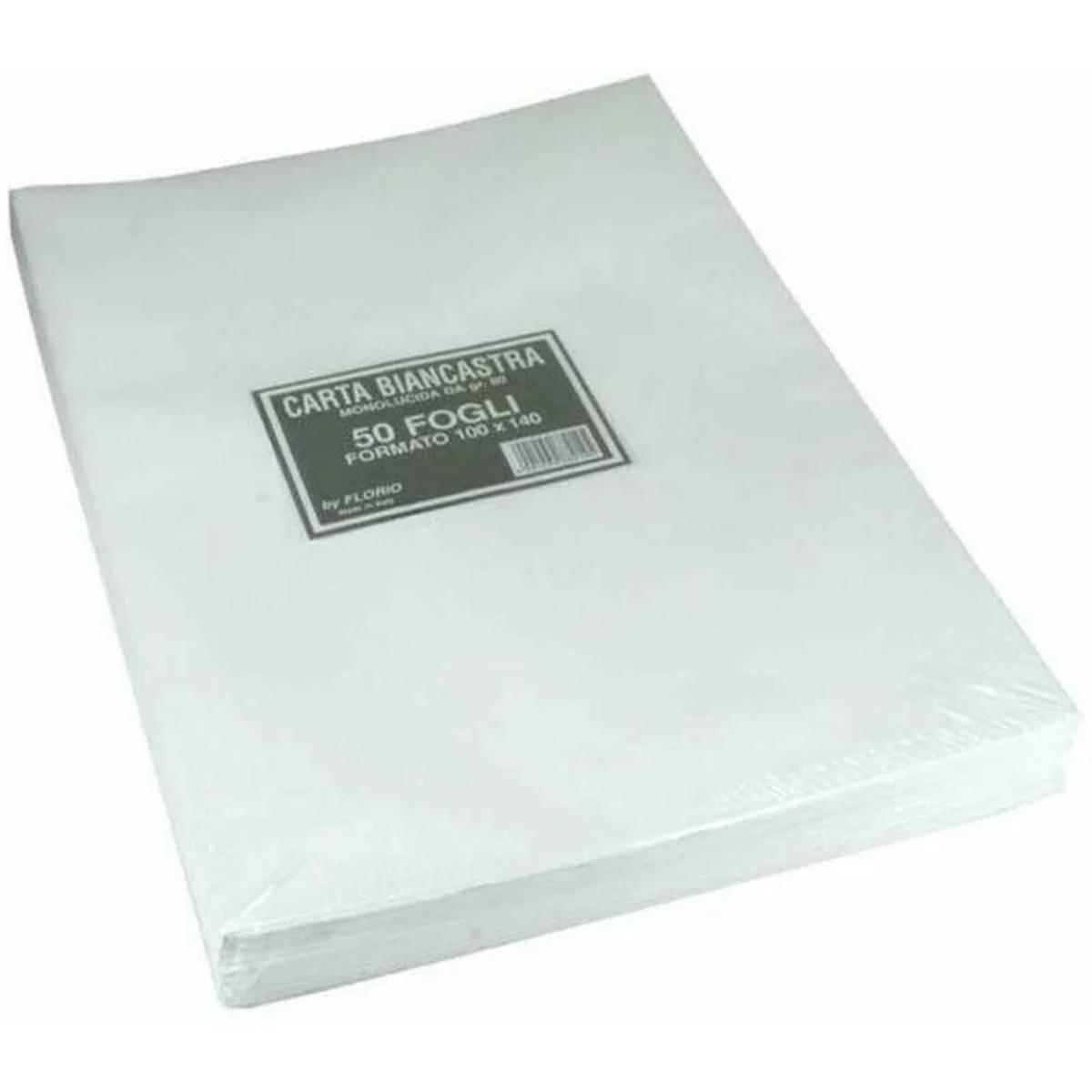 Carta imballo bianca 80gr 100x140 pz.50