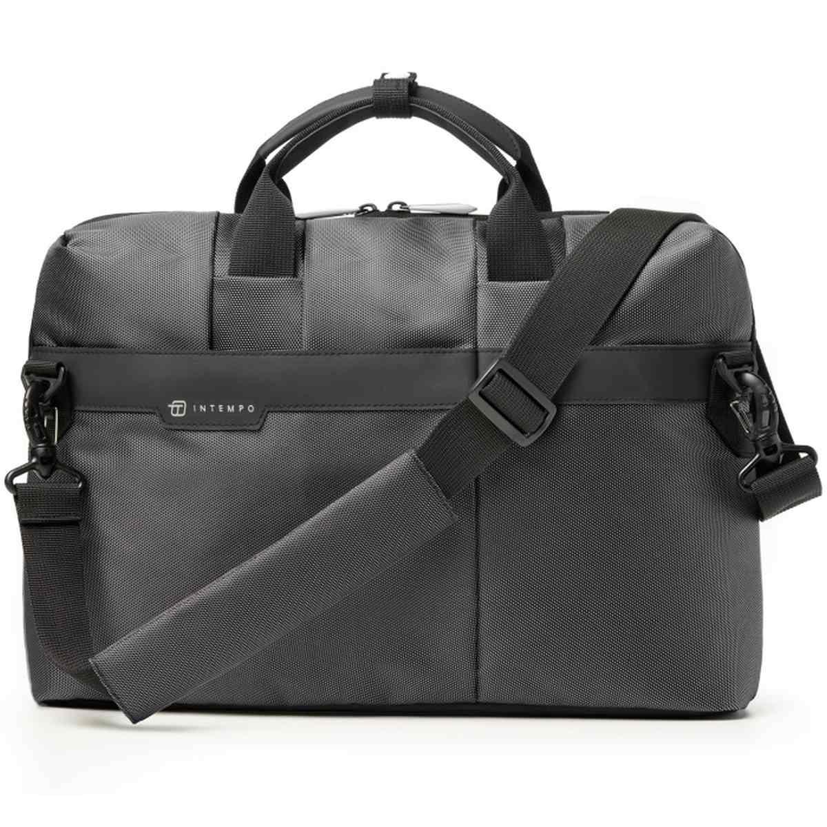 Borsa 2 manici slim job in tessuto tecnico