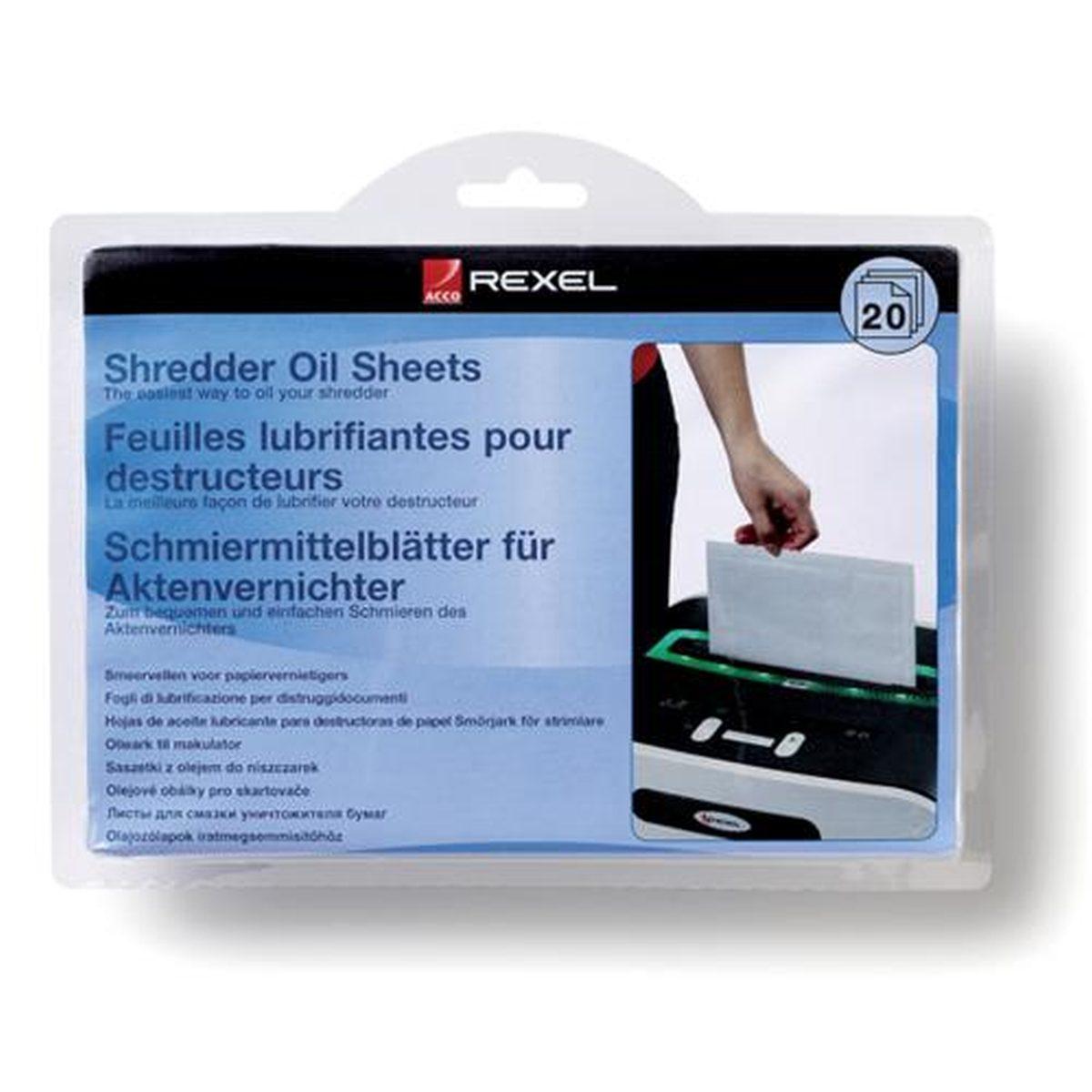 Foglio lubrificante per distruggidocum.
