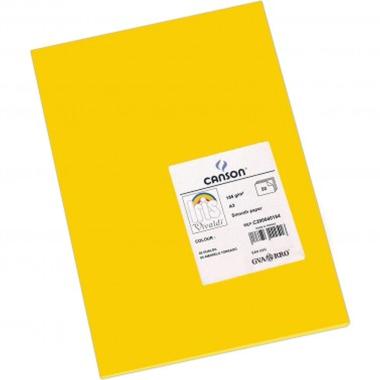 Foglio vivaldi a4 185g giallo oro pz50